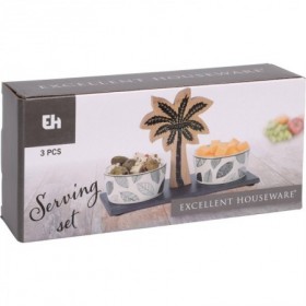 Comprar Aperitivos Palmera 3 Piezas 22 Cm Juego Excellent 257092 al Mejor Precio
