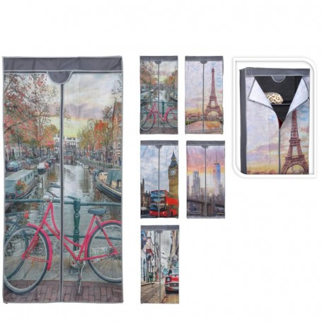 Comprar Armario Desmontable Decorado 75X45X160 Cm  Storage 206107 al Mejor Precio