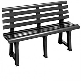 Comprar Banco Resina Antracita Orchidea 145X49X74 Cm  Progarden 206962 al Mejor Precio