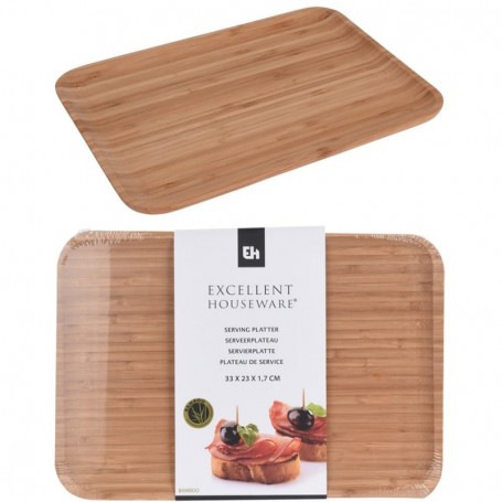 Comprar Bandeja Bambu 33X23X1,7 Cm  Excellent 24073 al Mejor Precio