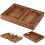 Comprar Bandejas Madera 39/26 Cm 3 Piezas Lote 3 Importacion 24062 al Mejor Precio
