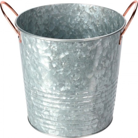 Comprar Barreño Zinc Asas Cobre 22,5X18 Cm  Importacion 146105 al Mejor Precio
