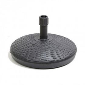 Comprar Base Parasol Rattan Antracita 44X15Cm 20 L  Progarden 202112 al Mejor Precio
