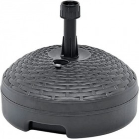 Comprar Base Parasol Rattan Antracita 58X16Cm 30L  Progarden 202116 al Mejor Precio