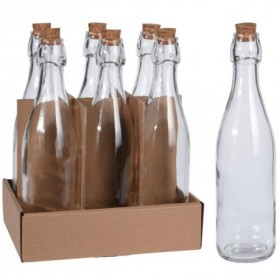 Comprar Botella Tapon Corcho Alta 0.5 Litros  Importacion 20462 al Mejor Precio