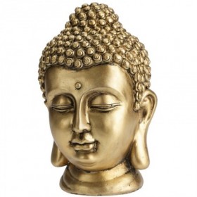 Comprar Cabeza Buda Dorado 15X15X23,5 Cm  Importacion 259004 al Mejor Precio