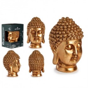 Comprar Cabeza Buda Dorado 17X14X26 Cm  Giftdecor 144295 al Mejor Precio
