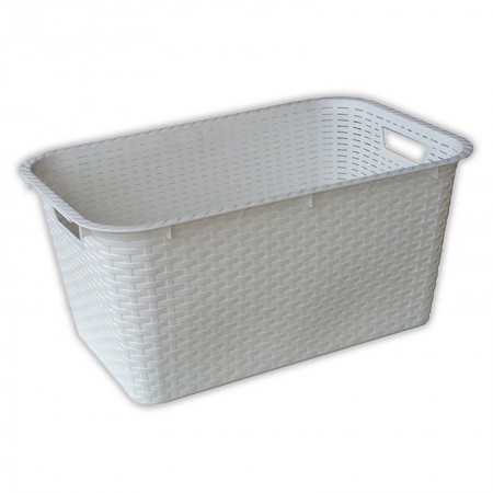 Comprar Cesta Giulietta 59X38X29 Cm Blanca  Progarden 20142 al Mejor Precio