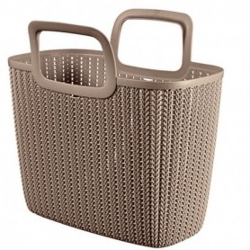 Comprar Cesta Knit 25 L Marron 42X29X45 Cm  Curver 31185 al Mejor Precio