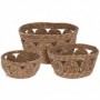 Comprar Cestas Esparto Bicolor 31+26+21 Cm Lote 3 Hs 224049 al Mejor Precio