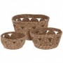 Comprar Cestas Esparto Bicolor 31+26+21 Cm Lote 3 Hs 224049 al Mejor Precio