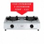 Comprar Cocina Hornillo Gas Inoxidable 2 Fuegos 265Ib  Vitrokitchen 27026 al Mejor Precio