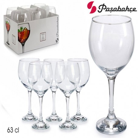 Comprar Copas Cubata 630 Ml Burgundy Caja 6 Pasabahce 20525 al Mejor Precio