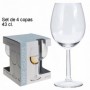 Comprar Copas Vino 43 Cl 4 Piezas Lote 4 Glass 20366 al Mejor Precio