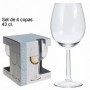 Comprar Copas Vino 43 Cl 4 Piezas Lote 4 Glass 20366 al Mejor Precio