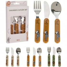 Comprar Cuberteria Infantil Animales 3 Piezas Surtida  Importacion 19944 al Mejor Precio