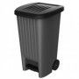Comprar Cubo Basura Ruedas Pedal 90 L 50X49X84 Cm  Eda 245039 al Mejor Precio