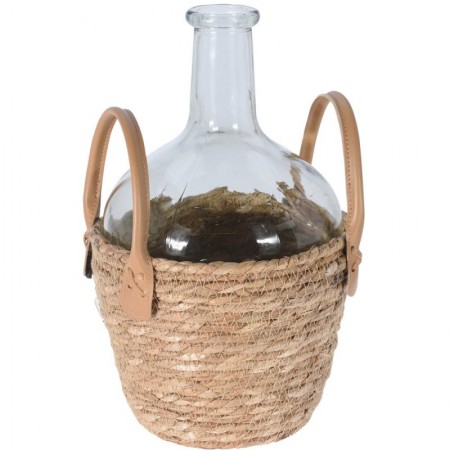 Comprar Damajuana En Cesta 31X20X20 Cm  Importacion 20349 al Mejor Precio
