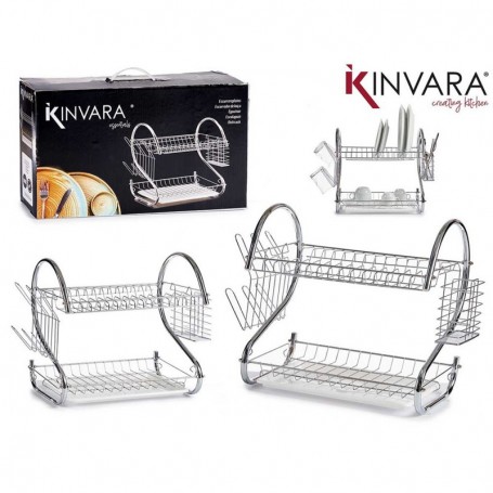 Comprar Escurreplatos Metal + Bandeja 89586  Kinvara 15099 al Mejor Precio