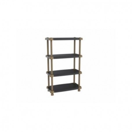 Comprar Estanteria 4 Estantes 88X43X141 Cm 86084Neg  Plastiken 245030 al Mejor Precio