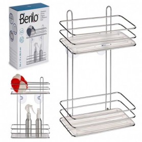 Comprar Estanteria Baño 2 Baldas 26X12X30,3 Cm 17753  Berilo 173127 al Mejor Precio