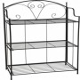 Comprar Estanteria Metal Plegable Gris 58X30X100 Cm  Importacion 146088 al Mejor Precio