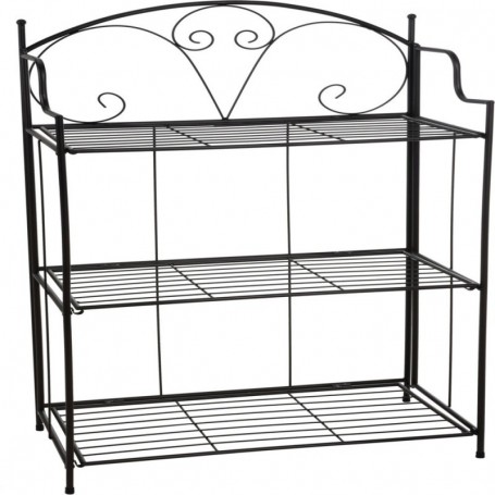 Comprar Estanteria Metal Plegable Gris 58X30X100 Cm  Importacion 146088 al Mejor Precio