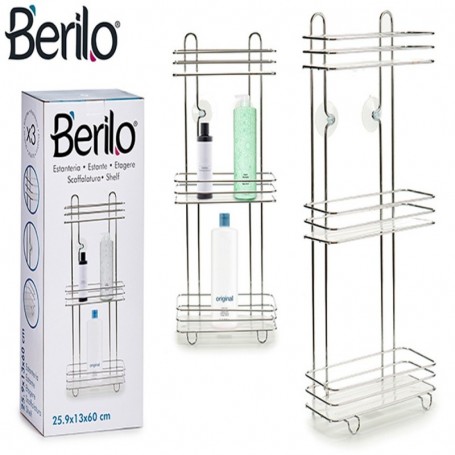Comprar Estanteria Triple Baño 14X27X60 Cm 55441  Berilo 173130 al Mejor Precio