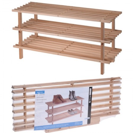 Comprar Estanteria Zapatero Madera 3 Pisos  Storage 17064 al Mejor Precio
