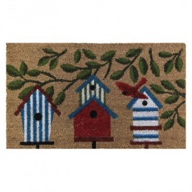 Comprar Felpudo Coco Natural Casitas 40X70 Cm  Dintex 22076 al Mejor Precio