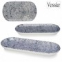 Comprar Fuente Porcelana 15X34,5 Cm Gris  Vessia 257121 al Mejor Precio