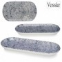 Comprar Fuente Porcelana 15X34,5 Cm Gris  Vessia 257121 al Mejor Precio