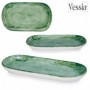 Comprar Fuente Porcelana 15X34,5 Cm Verde  Vessia 257120 al Mejor Precio
