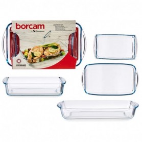 Comprar Fuentes Rectangulares Horno 26+33,6 Cm Lote 2 Borcam 20492 al Mejor Precio