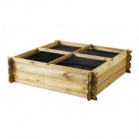 Comprar Huerto Basil 100X100X30 Cm 4 Huecos  Forest 208521 al Mejor Precio
