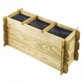 Comprar Huerto Basil 140X60X40 Cm 3 Huecos  Forest 208522 al Mejor Precio