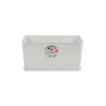 Comprar Jardinera Reserva Agua 50 Cm Blanca  Stefanplast 144279 al Mejor Precio