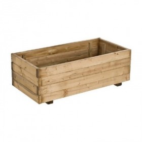 Comprar Jardinera Rustica Madera 80X40X27 Cm  Forest 208514 al Mejor Precio