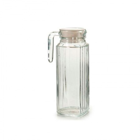 Comprar Jarra Vidrio Frigo Cuadrada 1 Litro  Vivalto 20533 al Mejor Precio