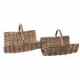 Comprar Leñeros Mimbre Media Caña 43X34X36 Cm Juego 2 Fedor 146062 al Mejor Precio