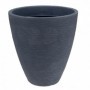 Comprar Maceta Conica Resina Gris 39X42Cm  Importacion 144046 al Mejor Precio