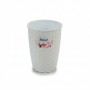 Comprar Maceta Plastico Ratan Blanca 19 Cm  Stefanplast 144282 al Mejor Precio