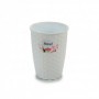 Comprar Maceta Plastico Ratan Blanca 19 Cm  Stefanplast 144282 al Mejor Precio
