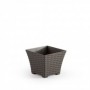 Comprar Maceta Rattan 15X15X13 Topo  Plasticforte 35295 al Mejor Precio