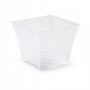 Comprar Maceta Rattan Cuadrada 15 Cm Transparente  Plasticforte 35213 al Mejor Precio
