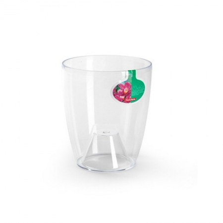 Comprar Maceta Transparente Orchid Redonda  Plasticforte 35048 al Mejor Precio