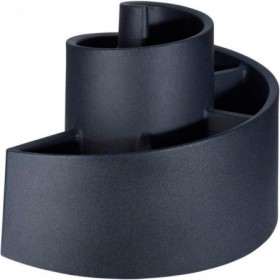 Comprar Macetero Espiral Resina Antracita 80X65 Cm  Importacion 146114 al Mejor Precio