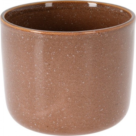 Comprar Macetero Loza Marron 17,5X17,5X16 Cm  Importacion 146109 al Mejor Precio