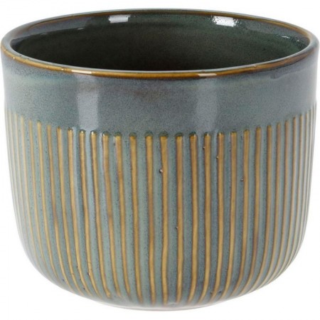 Comprar Macetero Loza Verde 14X12,5 Cm  Importacion 146108 al Mejor Precio