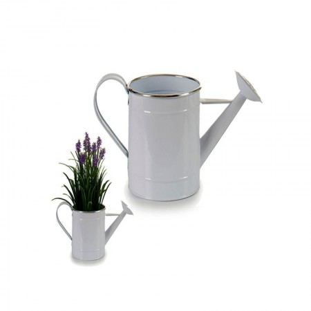 Comprar Macetero Regadera Blanca 35,5X15,7X18 Cm  Ibergarden 144288 al Mejor Precio